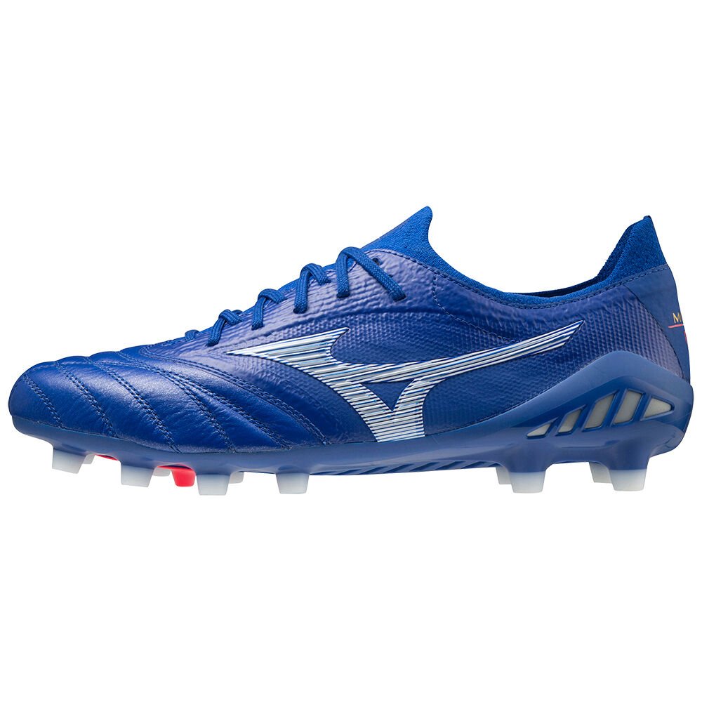 Mizuno Morelia Neo 3 beta Japan - Bayan Krampon - Mavi/Beyaz Türkiye (VGYUFX-408)